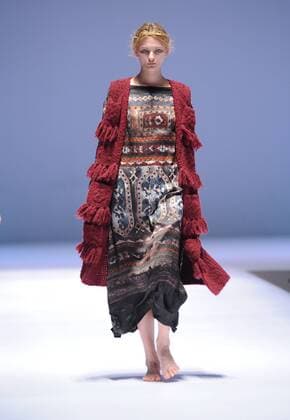 BEIJING, CHINA - MARCH 27: (CHINA OUT) A model showcases designs on the runway at SOUL & FREEEKA Collection during the Mercedes-Benz China Fashion Week Autumn Winter 2016 2017 at 751D.Park on March 27, 2016 in Beijing, China.  CFP481794544
