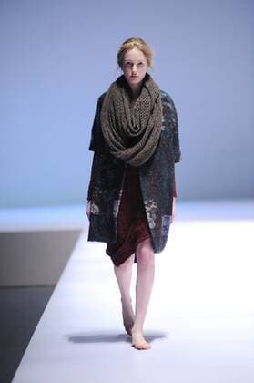 BEIJING, CHINA - MARCH 27: (CHINA OUT) A model showcases designs on the runway at SOUL & FREEEKA Collection during the Mercedes-Benz China Fashion Week Autumn Winter 2016 2017 at 751D.Park on March 27, 2016 in Beijing, China.  CFP481794546