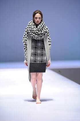 BEIJING, CHINA - MARCH 27: (CHINA OUT) A model showcases designs on the runway at SOUL & FREEEKA Collection during the Mercedes-Benz China Fashion Week Autumn Winter 2016 2017 at 751D.Park on March 27, 2016 in Beijing, China.  CFP481794556