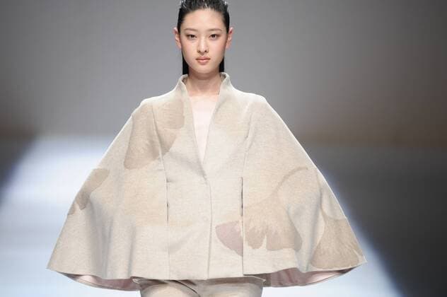 BEIJING, CHINA - MARCH 29: (CHINA OUT) A model showcases designs on the runway at Fei Gallery & Boutique Collection during the Mercedes-Benz China Fashion Week Autumn Winter 2016 2017 at Beijing Hotel on March 29, 2016 in Beijing, China.  CFP481873162