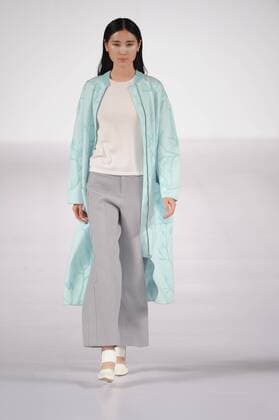 BEIJING, CHINA - MARCH 29: (CHINA OUT) A model showcases designs on the runway at DUXI Collection during the Mercedes-Benz China Fashion Week Autumn Winter 2016 2017 at Beijing Hotel on March 29, 2016 in Beijing, China.  CFP481873110