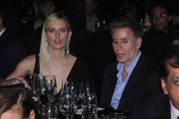 MUMBAI, INDIA - MARCH 25: (Editors Note: This is an exclusive shoot of Hindustan Times) Calvin Klein, veteran American fashion designer (R) with Czech model and actress Karolina Kurkova (L) during the MINT Luxury Conference at Grand Hyatt, Santacruz on March 25, 2016 in Mumbai, India. Mint Luxury Conference is a premier event that brings together the biggest names from the luxury industry to discuss the business of luxury. A 300+ premium audience comprising of corporate honchos, luxury brand heads, designers, retailers, HNIs, consumers of luxury, representatives from the government and industry attend the event. The event presents a top line opportunity to network and discuss the business of luxury. (Photo by Pramod Thakur Hindustan Times ) HT Exclusive: 8th Edition Of The Mint Luxury Conference In Mumbai