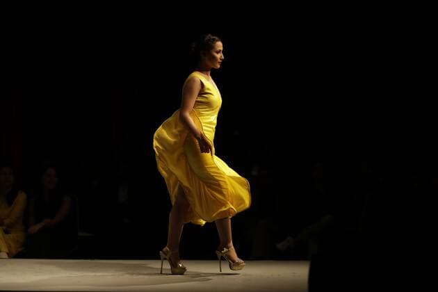 March 30, 2016 - Kathmandu, Nepal - A model catwalk on the runway during the Nepal fashion week also known as The Himalayan Times TGIF Nepal Fashion Week at Hyatt Regency in Kathmandu, Nepal on Wednesday, March 30, 2016. Celebrities and fashion models from around the world come to represent for the designers to promote their designs. The event is the top most fashion week of the country held annually by The Himalayan Times, a leading and largest selling English daily newspaper in Nepal. The fashion week lasts for 4 days with glitz and glamor on the catwalk. Kathmandu Nepal - ZUMAg200