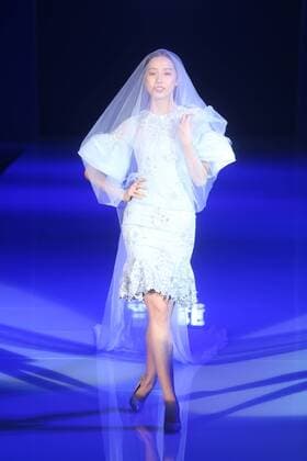 BEIJING, CHINA - MARCH 30: (CHINA OUT) A model showcases designs on the runway at JUSERE Collection during the Mercedes-Benz China Fashion Week Autumn Winter 2016 2017 at 751D.Park on March 30, 2016 in Beijing, China.  CFP481928237