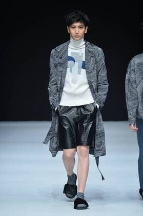 BEIJING, CHINA - MARCH 30: (CHINA OUT) A model showcases designs on the runway at SIVICO Collection during the Mercedes-Benz China Fashion Week Autumn Winter 2016 2017 at 751D.Park on March 30, 2016 in Beijing, China.  CFP481928305