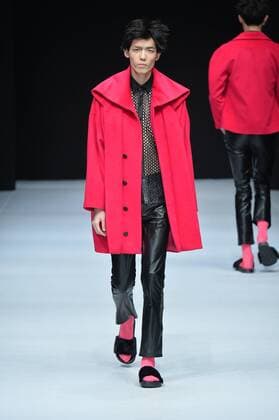 BEIJING, CHINA - MARCH 30: (CHINA OUT) A model showcases designs on the runway at SIVICO Collection during the Mercedes-Benz China Fashion Week Autumn Winter 2016 2017 at 751D.Park on March 30, 2016 in Beijing, China.  CFP481928306