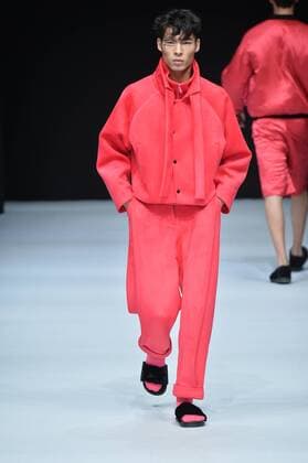 BEIJING, CHINA - MARCH 30: (CHINA OUT) A model showcases designs on the runway at SIVICO Collection during the Mercedes-Benz China Fashion Week Autumn Winter 2016 2017 at 751D.Park on March 30, 2016 in Beijing, China.  CFP481928311