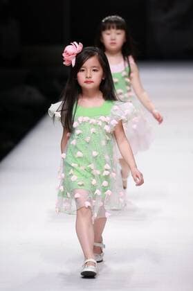 BEIJING, CHINA - MARCH 30: (CHINA OUT) A model showcases designs on the runway at J.Queen & Little Collection during the Mercedes-Benz China Fashion Week Autumn Winter 2016 2017 at Beijing Hotel on March 30, 2016 in Beijing, China.  CFP481930883
