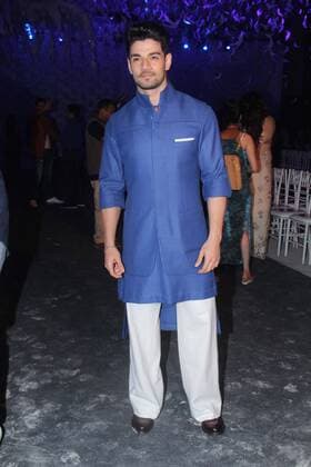 MUMBAI, INDIA - MARCH 29: Bollywood actor Sooraj Pancholi during the opening show of Lakme Fashion Week Summer Resort 2016, at Mehboob Studio, Bandra on March 29, 2016 in Mumbai, India. (Photo by Pramod Thakur Hindustan Times ) Lakme Fashion Week Summer Resort 2016