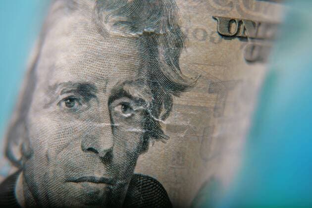 July 22, 2011 - Cleveland, Ohio, U.S. - Former president Thomas Jefferson is on the US 2 dollar bill. His face is also on the nickel and is featured as one of the faces on Mount Rushmore. - ZUMAq03_