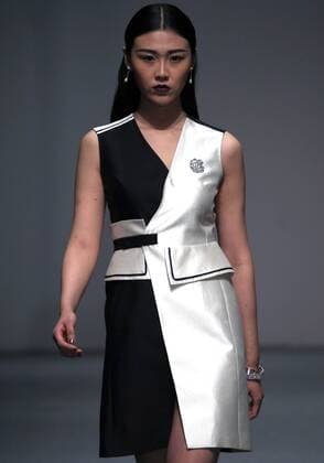 Models showcase fashion designs by Zoual Yanti during China s fashion week in Beijing on March 31, 2016. Chinese fashion designers are becoming an international force with both European and American fashion houses looking at the new, fresh Chinese clothing-minds as potential partners in future clothing brands.  PEK2016033140 STEPHENxSHAVER