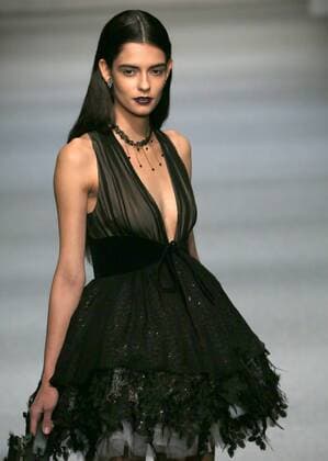 Models showcase fashion designs by Zoual Yanti during China s fashion week in Beijing on March 31, 2016. Chinese fashion designers are becoming an international force with both European and American fashion houses looking at the new, fresh Chinese clothing-minds as potential partners in future clothing brands.  PEK2016033155 STEPHENxSHAVER