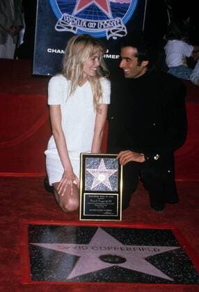 July 28, 2011 - Hollywood, California, U.S. - K1367LR.CLAUDIA SCHIFFER & DAVID COPPERFIELD.David Copperfield Walk of Fame Star. 1995 - ZUMAg103