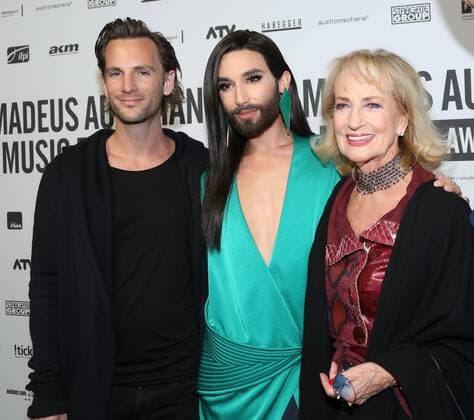 AMADEUS AUSTRIAN MUSIC AWARDS Wien, Volkstheater, 03. 04. 2016 CONCHITA WURST, Dagmar KOLLER
