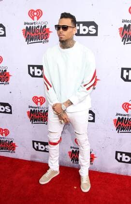iHeartRadio Music Awards 2016 in Los Angeles Chris Brown IHEARTRADIO MUSIC AWARDS 2016 - ARRIVALS Los Angeles Michael Heart PicturePerfect