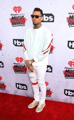iHeartRadio Music Awards 2016 in Los Angeles Chris Brown IHEARTRADIO MUSIC AWARDS 2016 - ARRIVALS Los Angeles Michael Heart PicturePerfect