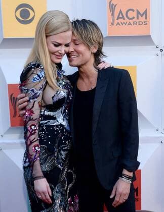 Themen der Woche (L-R) Actress Nicole Kidman and singer Keith Urban attend the 51st annual Academy of Country Music Awards held at the MGM Grand Arena in Las Vegas, Nevada on April 3, 2016.  LAV20160403138 JIMxRUYMEN