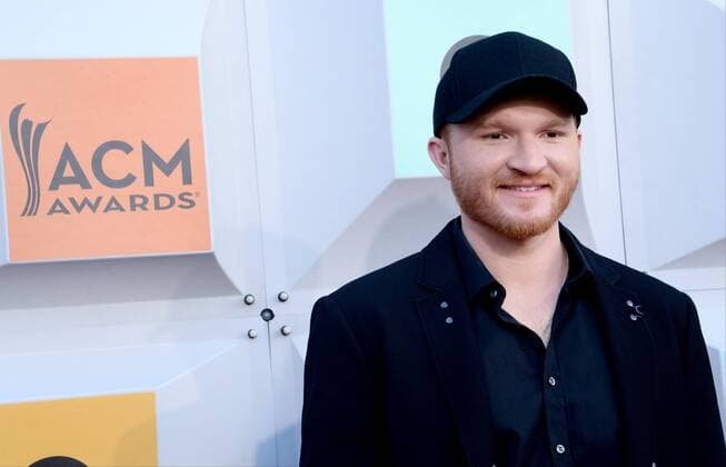 Country Music Awards in Las Vegas Singer Eric Paslay attends the 51st annual Academy of Country Music Awards held at the MGM Grand Arena in Las Vegas, Nevada on April 3, 2016.  LAV20160403192 JIMxRUYMEN