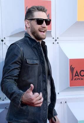 Country Music Awards in Las Vegas Singer Chase Rice attends the 51st annual Academy of Country Music Awards held at the MGM Grand Arena in Las Vegas, Nevada on April 3, 2016.  LAV20160403289 JIMxRUYMEN