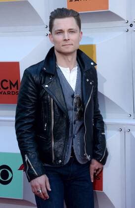 Country Music Awards in Las Vegas Singer Frankie Ballard attends the 51st annual Academy of Country Music Awards held at the MGM Grand Arena in Las Vegas, Nevada on April 3, 2016.  LAV20160403294 JIMxRUYMEN