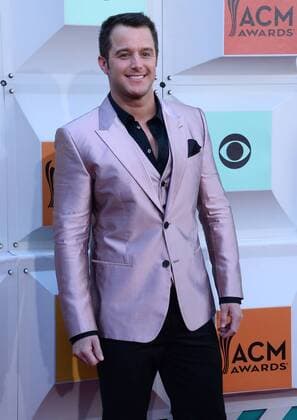 Country Music Awards in Las Vegas Singer Easton Corbin attends the 51st annual Academy of Country Music Awards held at the MGM Grand Arena in Las Vegas, Nevada on April 3, 2016.  LAV20160403304 JIMxRUYMEN