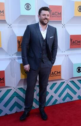 Country Music Awards in Las Vegas Singer Chris Young attends the 51st annual Academy of Country Music Awards held at the MGM Grand Arena in Las Vegas, Nevada on April 3, 2016.  LAV20160403309 JIMxRUYMEN