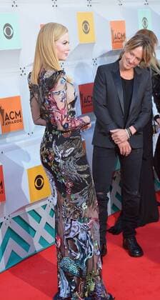 April 3, 2016 - Las Vegas, Nevada, United States of America - Actress Nicole Kidman and singer Keith Urban attend the 51st Academy of Country Music Awards on April 2, 2016 at MGM Grand Arena in Las Vegas, Nevada Las Vegas United States of America - ZUMAt114