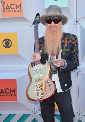 Country Music Awards in Las Vegas April 3, 2016 - Las Vegas, Nevada, United States of America - Musician Billy Gibbons of ZZ Top attends the 51st Academy of Country Music Awards on April 3, 2016 at MGM Grand Arena in Las Vegas, Nevada Las Vegas United States of America - ZUMAt114