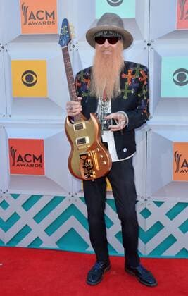 Country Music Awards in Las Vegas April 3, 2016 - Las Vegas, Nevada, United States of America - Musician Billy Gibbons of ZZ Top attends the 51st Academy of Country Music Awards on April 3, 2016 at MGM Grand Arena in Las Vegas, Nevada Las Vegas United States of America - ZUMAt114