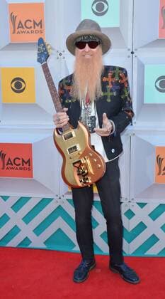 Country Music Awards in Las Vegas April 3, 2016 - Las Vegas, Nevada, United States of America - Musician Billy Gibbons of ZZ Top attends the 51st Academy of Country Music Awards on April 3, 2016 at MGM Grand Arena in Las Vegas, Nevada Las Vegas United States of America - ZUMAt114