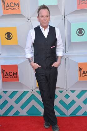 Country Music Awards in Las Vegas April 3, 2016 - Las Vegas, Nevada, United States of America - Actor Keifer Sutherland attends the 51st Academy of Country Music Awards on April 3, 2016 at MGM Grand Arena in Las Vegas, Nevada Las Vegas United States of America - ZUMAt114