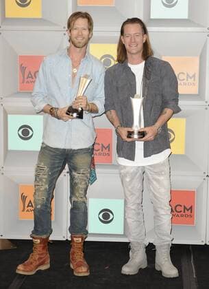 Florida Georgia Line 51ST ANNUAL ACADEMY OF COUNTRY MUSIC AWARDS: PRESSROOM Las Vegas Patrick Rideaux PicturePerfect