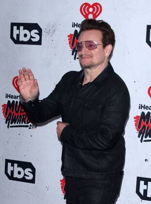 iHeartRadio Music Awards 2016 in Los Angeles Bono of U2 IHEARTRADIO MUSIC AWARDS 2016 - PRESS ROOM Los Angeles Michael Heart PicturePerfect