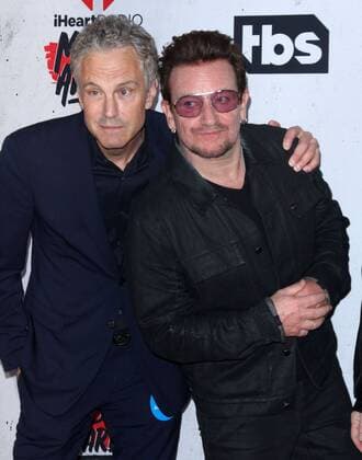 iHeartRadio Music Awards 2016 in Los Angeles John Sykes and Bono of U2 IHEARTRADIO MUSIC AWARDS 2016 - PRESS ROOM Los Angeles Michael Heart PicturePerfect