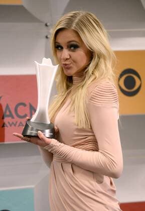 Singer Kelsea Ballerini, winner of the New Female Vocalist of the Year award, backstage at the 51st annual Academy of Country Music Awards held at the MGM Grand Arena in Las Vegas, Nevada on April 3, 2016.  LAV20160403393 JIMxRUYMEN