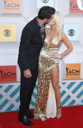 Country Music Awards in Las Vegas April 3, 2016 - Las Vegas, NV, United States - 03 April 2016 - Las Vegas, Nevada - Luke Bryan, Caroline Bryan. 51st Academy of Country Music Awards, ACM Awards, held at MGM Grand Garden Arena. Photo Credit: MJT AdMedia Las Vegas United States - ZUMAa123