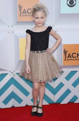 April 3, 2016 - Las Vegas, NV, United States - 03 April 2016 - Las Vegas, Nevada - Alyvia Alyn Lind. 51st Academy of Country Music Awards, ACM Awards, held at MGM Grand Garden Arena. Photo Credit: MJT AdMedia Las Vegas United States - ZUMAa123