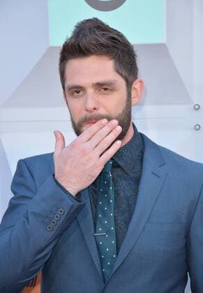 Country Music Awards in Las Vegas April 3, 2016 - Las Vegas, Nevada, United States of America - Singer Thomas Rhett attends the 51st Academy Of Country Music Awards on April 3, 2016 at MGM Grand Arena in Las Vegas, Nevada Las Vegas United States of America - ZUMAt114
