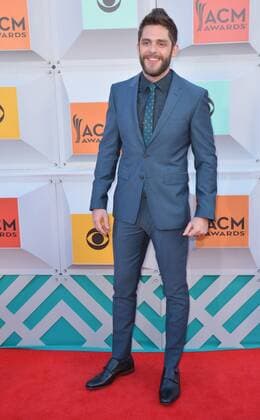 Country Music Awards in Las Vegas April 3, 2016 - Las Vegas, Nevada, United States of America - Singer Thomas Rhett attends the 51st Academy Of Country Music Awards on April 3, 2016 at MGM Grand Arena in Las Vegas, Nevada Las Vegas United States of America - ZUMAt114