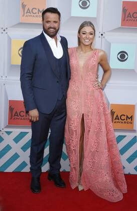 Country Music Awards in Las Vegas April 3, 2016 - Las Vegas, NV, United States - 03 April 2016 - Las Vegas, Nevada - Randy Houser, Tatiana Starzynski. 51st Academy of Country Music Awards, ACM Awards, held at MGM Grand Garden Arena. Photo Credit: MJT AdMedia Las Vegas United States - ZUMAa123