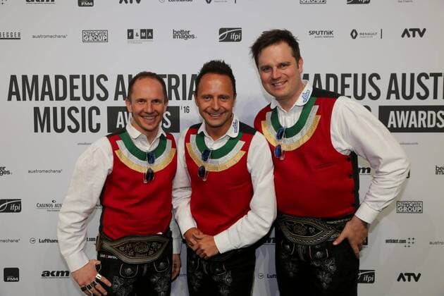 AMADEUS AUSTRIAN MUSIC AWARDS Wien, Volkstheater, 03. 04. 2016 DIE JUNGEN ZILLERTALER