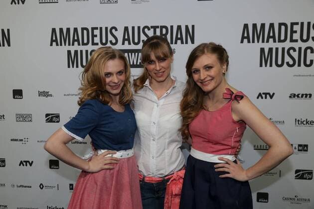 AMADEUS AUSTRIAN MUSIC AWARDS Wien, Volkstheater, 03. 04. 2016 POXRUCKER SISTERS