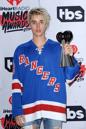 iHeartRadio Music Awards 2016 in Los Angeles Justin Bieber bei der Verleihung der iHeartRadio Music Awards am 3.04.2016 in Inglewood bei Los Angeles iHeartRadio Music Awards 2016 in Inglewood, Los Angeles 