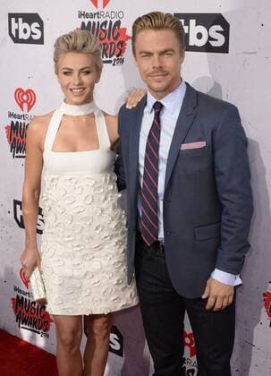 April 3, 2016 - Inglewood, California, United States - 03 April 2016 - Inglewood, California - Julianne Hough, Derek Hough. iHeartRadio Music Awards held at The Forum. Photo Credit: Inglewood United States - ZUMAa123