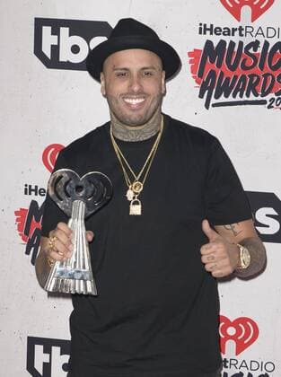 April 3, 2016 - Inglewood, California, United States - 03 April 2016 - Inglewood, California - Nicky Jam. iHeartRadio Music Awards held at The Forum. Photo Credit: Inglewood United States - ZUMAa123