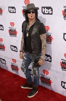 April 3, 2016 - Inglewood, California, United States - 03 April 2016 - Inglewood, California - Nikki Sixx. iHeartRadio Music Awards held at The Forum. Photo Credit: Inglewood United States - ZUMAa123