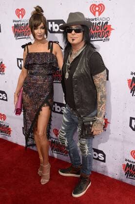 April 3, 2016 - Inglewood, California, United States - 03 April 2016 - Inglewood, California - Nikki Sixx, Courtney Sixx. iHeartRadio Music Awards held at The Forum. Photo Credit: Inglewood United States - ZUMAa123