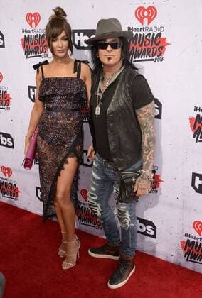 April 3, 2016 - Inglewood, California, United States - 03 April 2016 - Inglewood, California - Nikki Sixx, Courtney Sixx. iHeartRadio Music Awards held at The Forum. Photo Credit: Inglewood United States - ZUMAa123