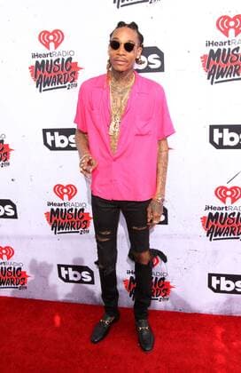 Wiz Khalifa IHEARTRADIO MUSIC AWARDS 2016 - ARRIVALS Los Angeles Michael Heart PicturePerfect