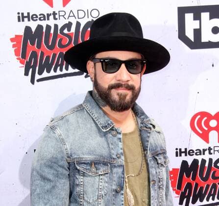 AJ McLean IHEARTRADIO MUSIC AWARDS 2016 - ARRIVALS Los Angeles Michael Heart PicturePerfect